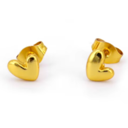 Guld hjerte restikker