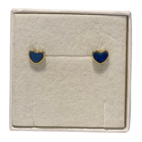 Bl/guld hjerte restikker