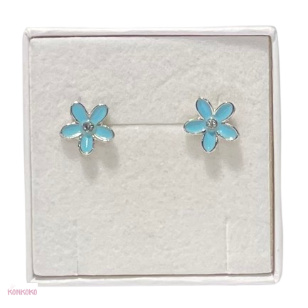 restik med bl blomst og zirkon