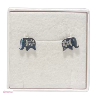 restikker med elefant med blomst