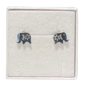 restikker med elefant med blomst