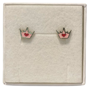 restikker med lyserd prinsesse krone